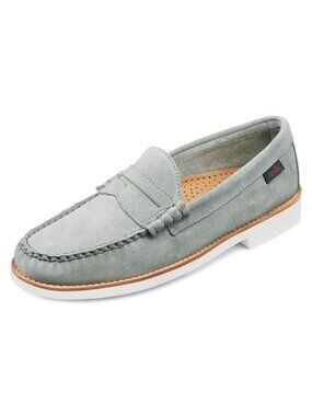 G.H.BASS Originals Larson Weejuns Penny Loafer Men's Suede Shoes in Sage Size 9